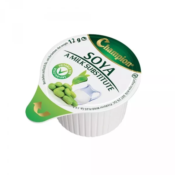 Champion Soya Milk Substitute Pots x 80 - Coffee Supplies